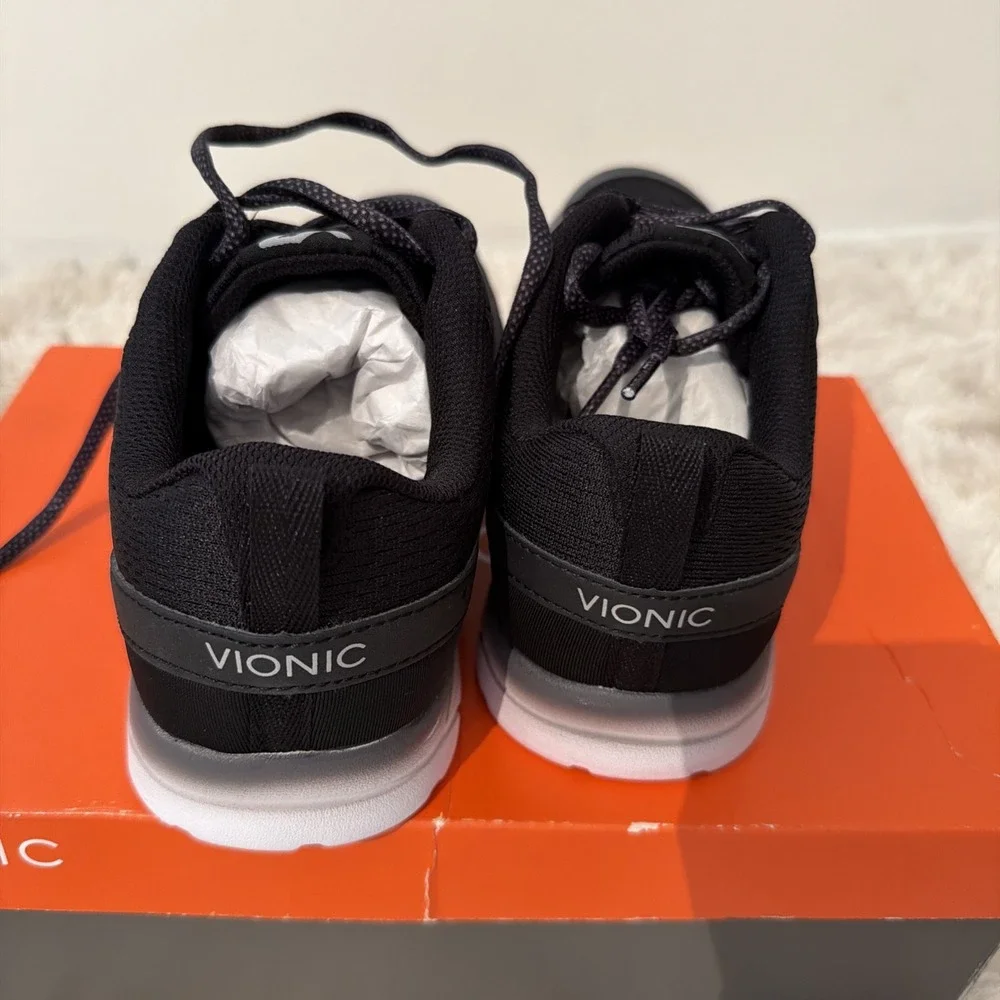 Vionic Women's 335 Miles Sneakers - Black/Mesh - Brand New - Size 10W
